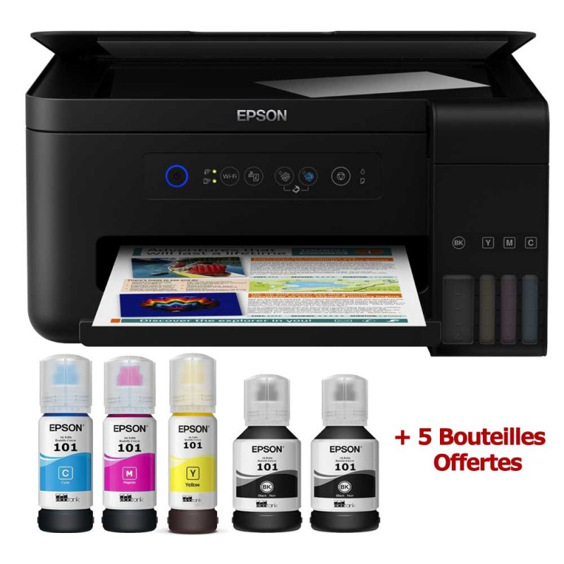 EPSON IMPRIMANTE JET D'ENCRE à RéSERVOIR INTéGRé ECOTANK ITS L4150 3EN1 COULEUR WIFI - C11CG25402 2