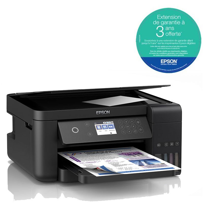 EPSON IMPRIMANTE JET D'ENCRE ECOTANK ITS L6160 3EN1 COULEUR WIFI C11CG21403