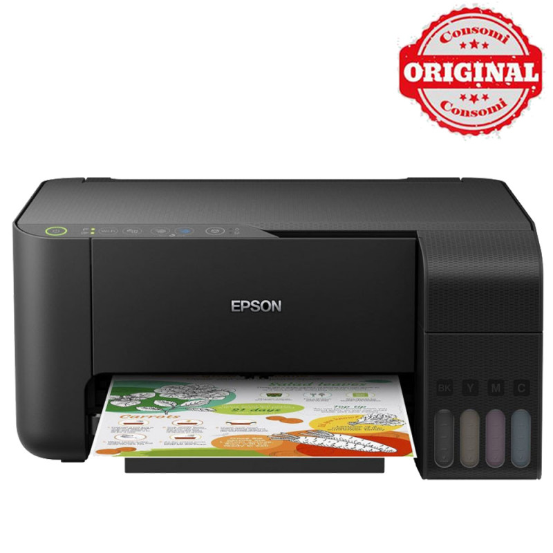 EPSON IMPRIMANTE JET D'ENCRE à RéSERVOIR INTéGRé ECOTANK L3150 3EN1 COULEUR 2