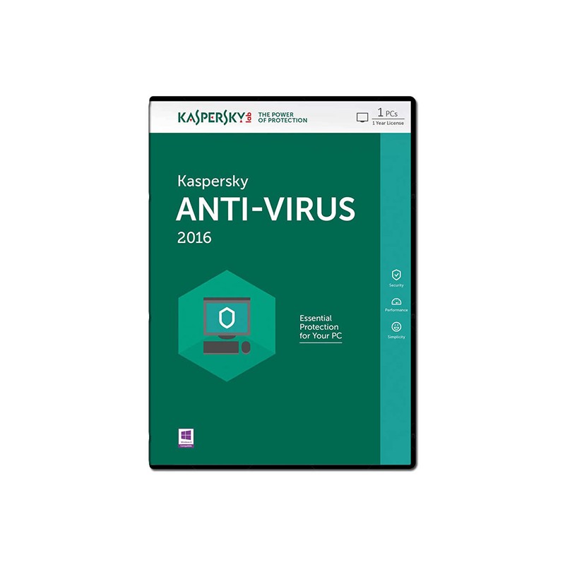 KASPERSKY AntiVirus2016 1 Poste / 1 An 1