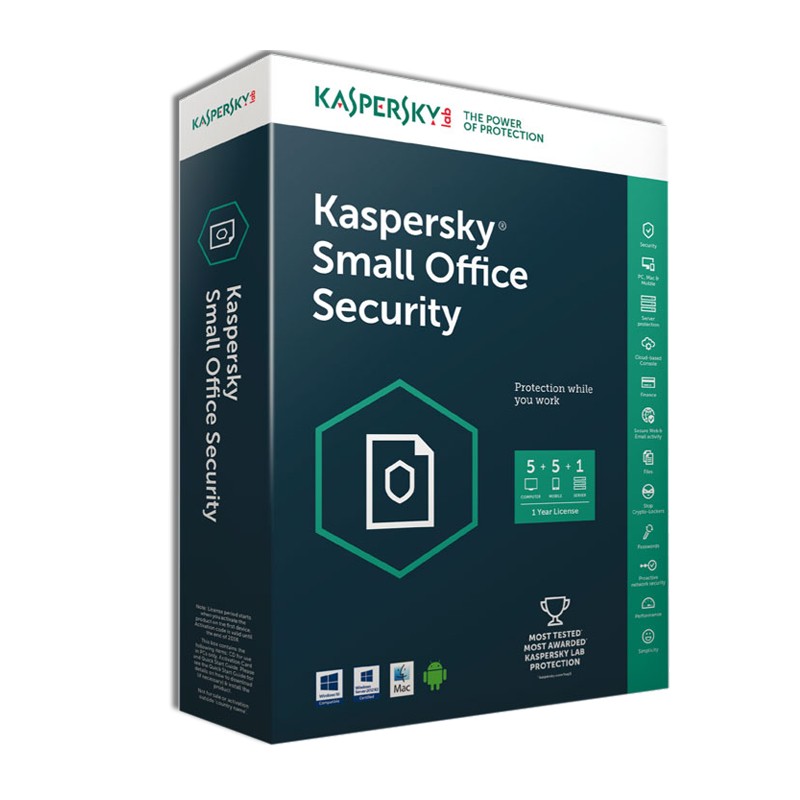 KASPERSKY AntiVirus Small Office Security 5.0 ( 5 poste + 1 Serveur ) 1