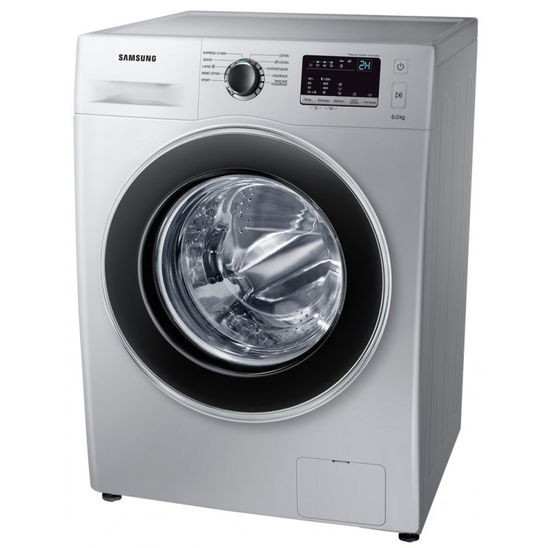 SAMSUNG Machine a laver 6 KG WW3000J avec tambour Diamond Drum Silver  3