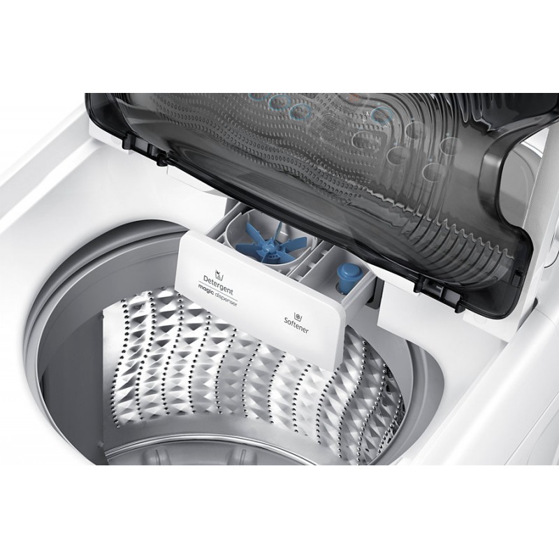 SAMSUNG Machine à laver WA13J5730SW Top Dual wash 13kg BLANC 1