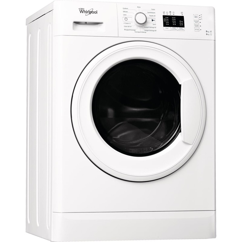 Whirlpool Lave Linge WWDE8612 8Kg - Blanc 1