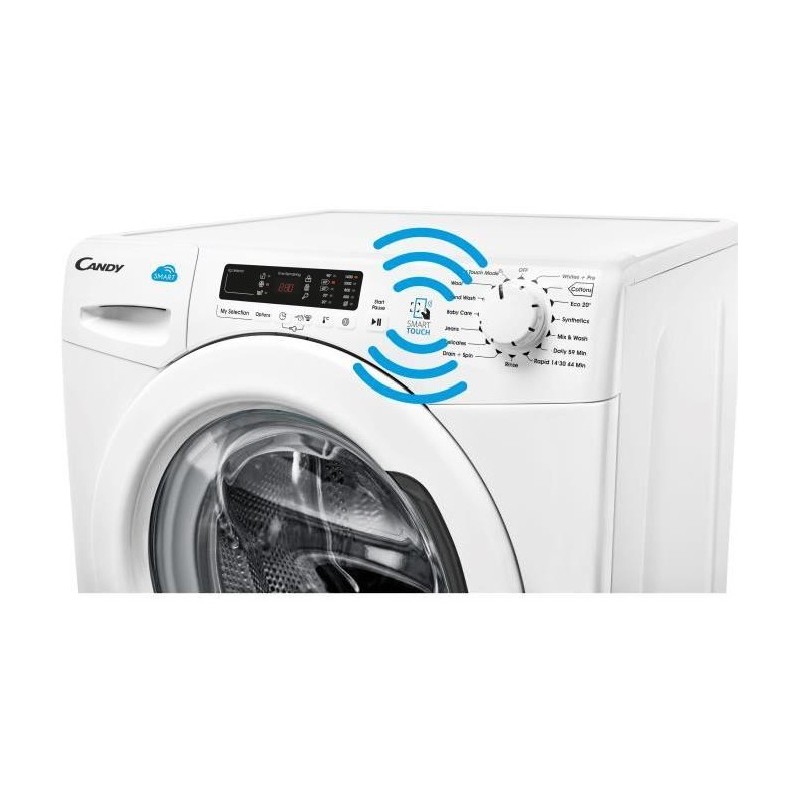 CANDY Lave Linge Frontale Smart 9Kg Blanc 2