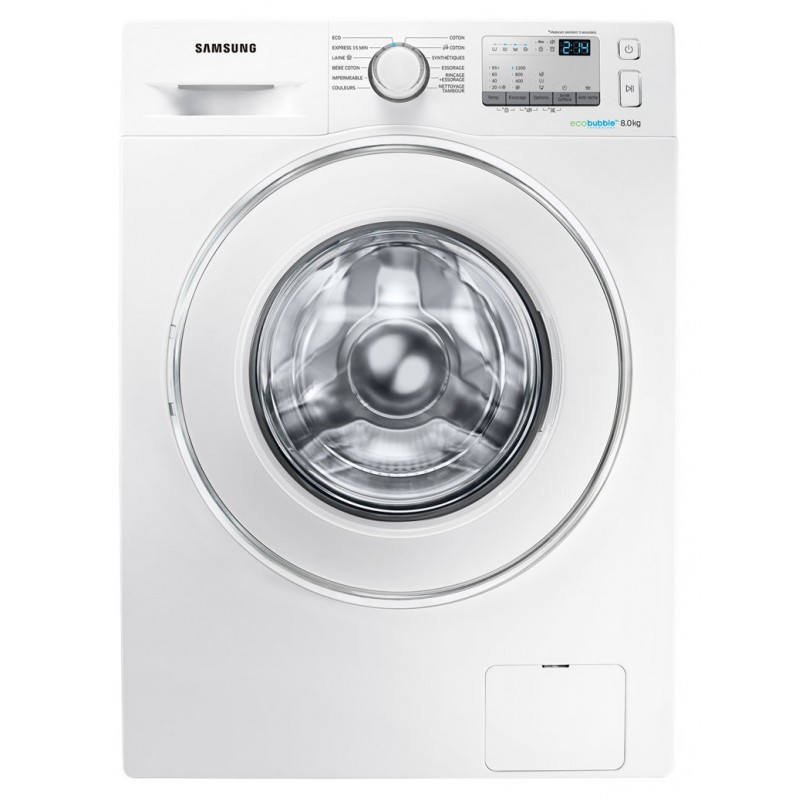 SAMSUNG Machine à Laver Eco Bubble WW80J4263IW 8Kg Blanc 1