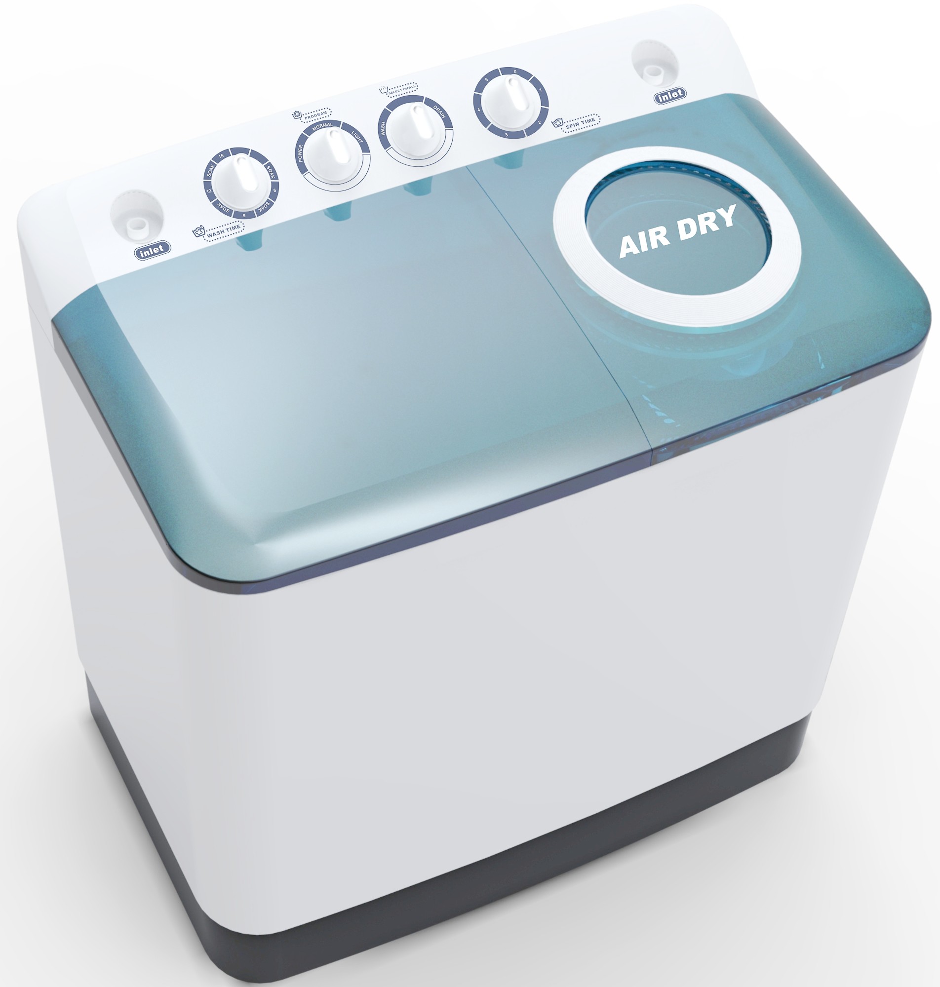 MIDEA Machine à laver MTE130-P502 semi-automatique Explorer 13kg 1