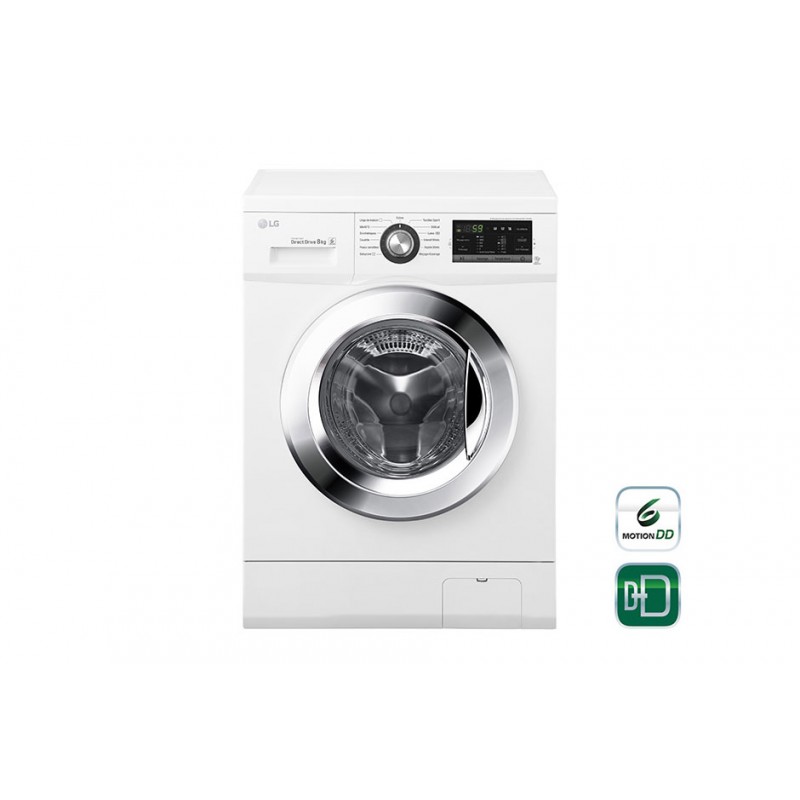 LG Machine a laver F84G62WH 6 motion direct drive 8kg 1