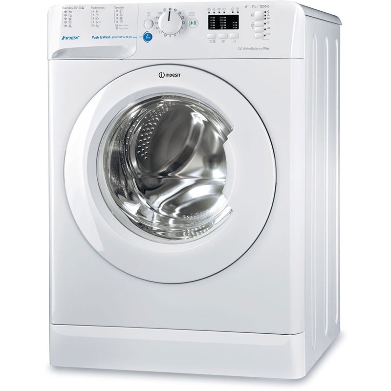 Indesit MACHINE à LAVER FRONTALE BWA71252W-EU 7KG AUTOMATIQUE BLANC 1