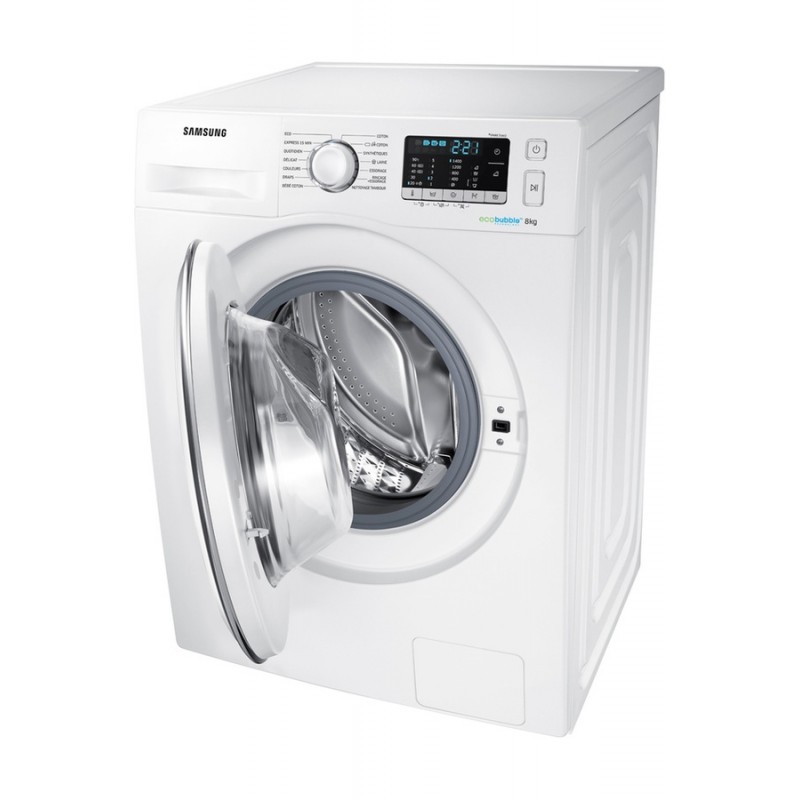 SAMSUNG LAVE LINGE HUBLOT WW80J5555DW 8KG BLANC 2