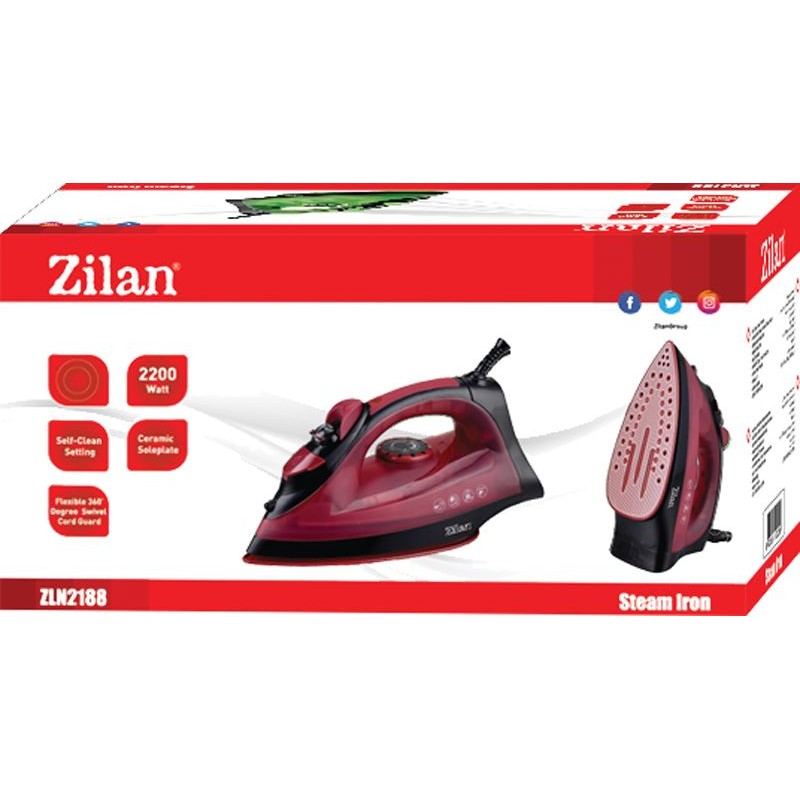 ZILAN FER à REPASSER VAPEUR ZLN2188 / 2200 W 3