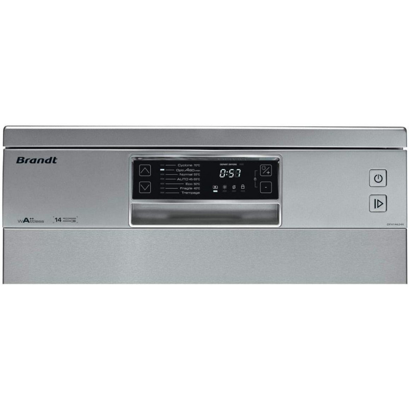 Brandt LAVE VAISSELLE DFH14624X / 14 COUVERTS / SILVER 2