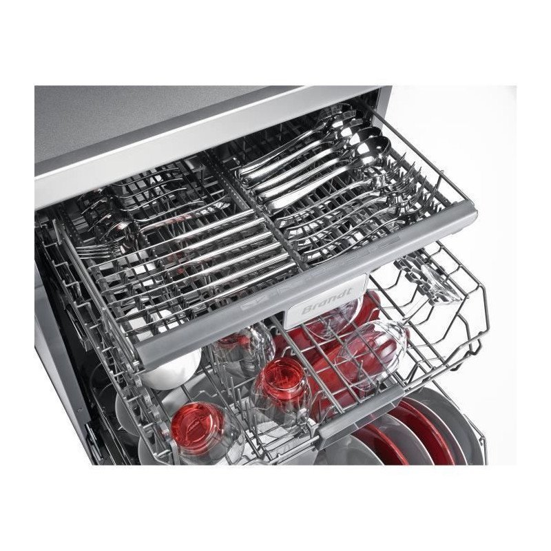 Brandt LAVE VAISSELLE DFH14104X 14 COUVERTS INOX 3