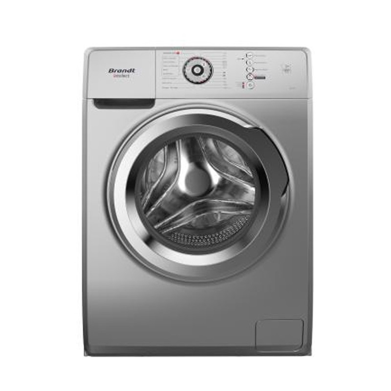 Brandt LAVE LINGE FRONTALE BAL72SS 7KG / SILVER + LILAS POUDRE MACHINE 5 KG