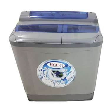 HGE MACHINE à LAVER - 11KG - GRIS ET BLEU 1