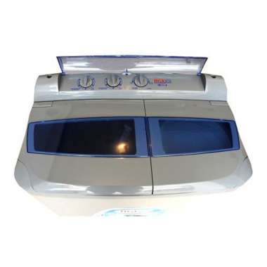 HGE MACHINE à LAVER - 11KG - GRIS ET BLEU 2
