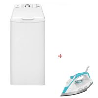 Brandt LAVE LINGE TOP TOPLOAD 6 KG BLANC + FER à REPASSER 1