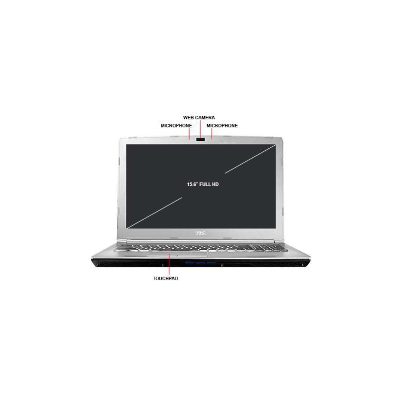MSI PC PORTABLE MSI PE72RD-1230FR CORE I7-7700HQ 2