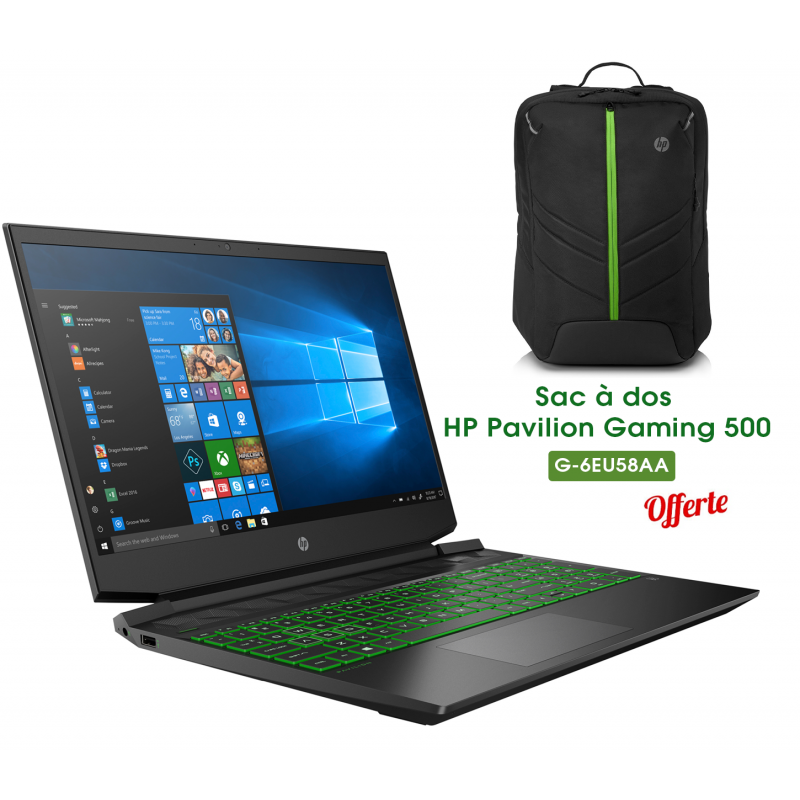 HP PC PORTABLE PAVILION GAMING 15-DK1010NK / I5 10è GéN / 12 GO 2