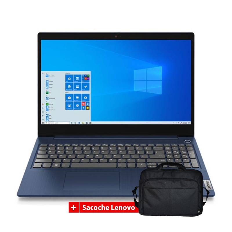 LENOVO PC PORTABLE IDEAPAD 15IML05 - I3 10é GéN - 8GO - 256GO SSD (81WB01FUFE) ABYSS BLUE - WIN11 HOME + SACOCHE