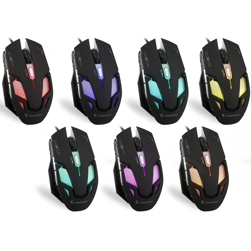 EVEREST SOURIS USB GAMING RAMPAGE SMX-R1 / 4000DPI 2