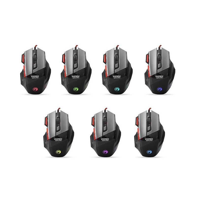 EVEREST SOURIS GAMER SGM-X7 PRO / NOIR 2