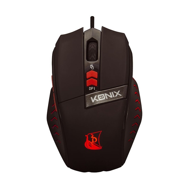 Konix SOURIS GAMER USB DRAKKAR RUNEMASTER 1