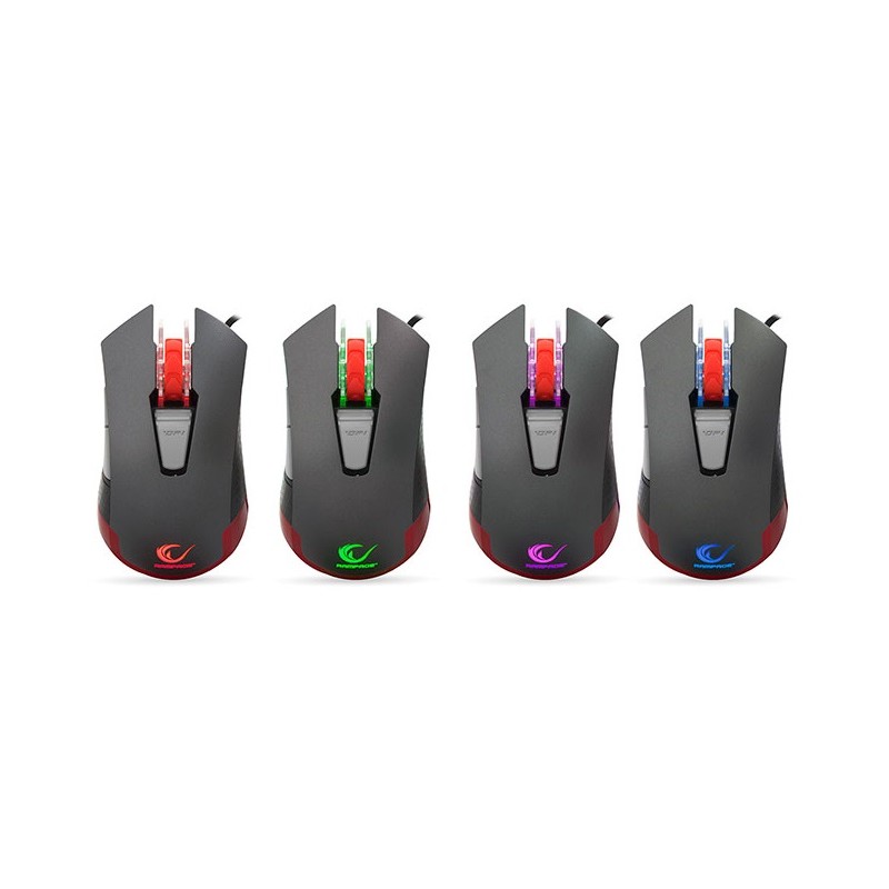 EVEREST SOURIS USB GAMING RAMPAGE SMX-R11 / 4000DPI / RGB 2