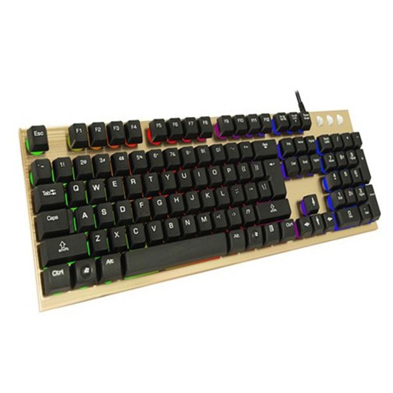 JEDEL - CLAVIER GAMER METAL ALUMINUM K910 7 COULEURS prix tunisie