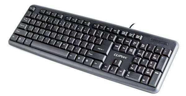 CLIPTEC CLAVIER USB KLASSIK RZK-247 NOIR 1