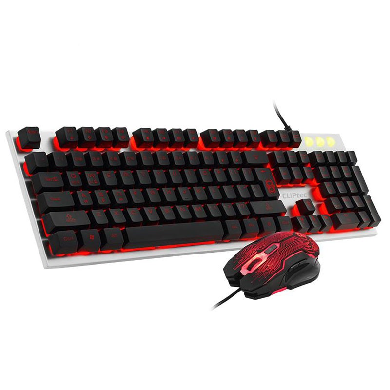 CLIPTEC ENSEMBLE CLAVIER & SOURIS GAMER ZAKINAT-KOM (RGK-700) 1