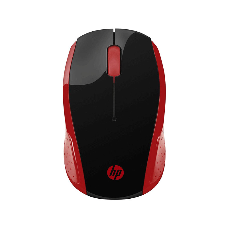 HP SOURIS OPTIQUE SANS FIL 200 - ROUGE (2HU82AA) 1