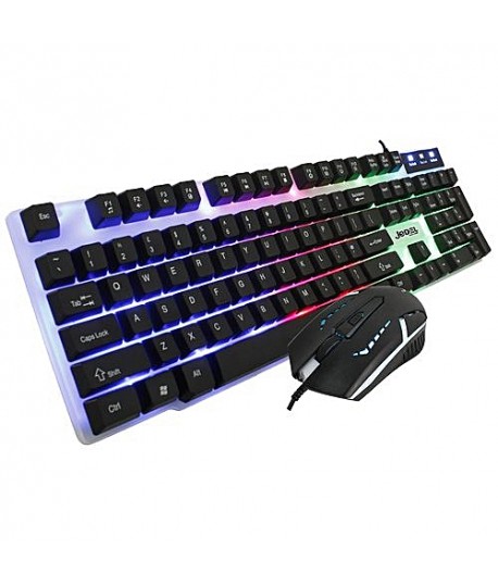 JEDEL - COMBO CLAVIER ET SOURIS USB GAMING GK100 prix tunisie