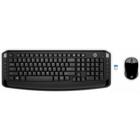 HP ENSEMBLE CLAVIER SOURIS SANS FIL 300 NOIR