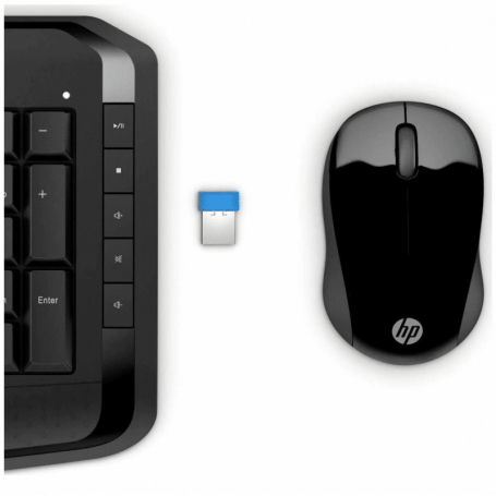 HP ENSEMBLE CLAVIER SOURIS SANS FIL 300 NOIR 3