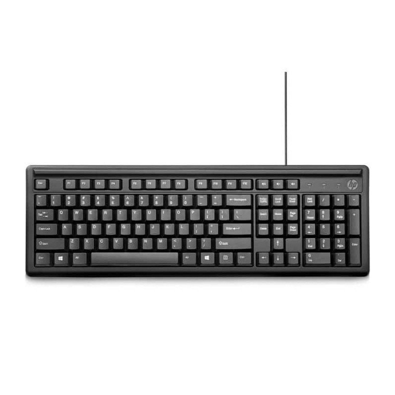 HP CLAVIER FILAIRE 100 NWAFR ARABISE USB - NOIR 1