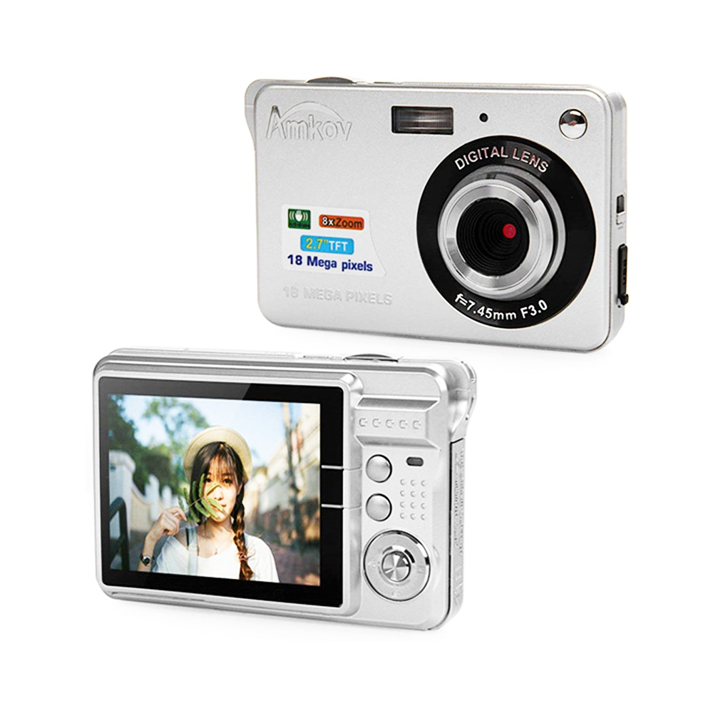 AMKOV - APPAREIL PHOTO NUMéRIQUE 18MP + ETUI prix tunisie