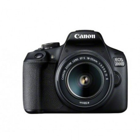 CANON APPAREIL PHOTO REFLEX EOS 2000D + OBJECTIF 18-55MM IS