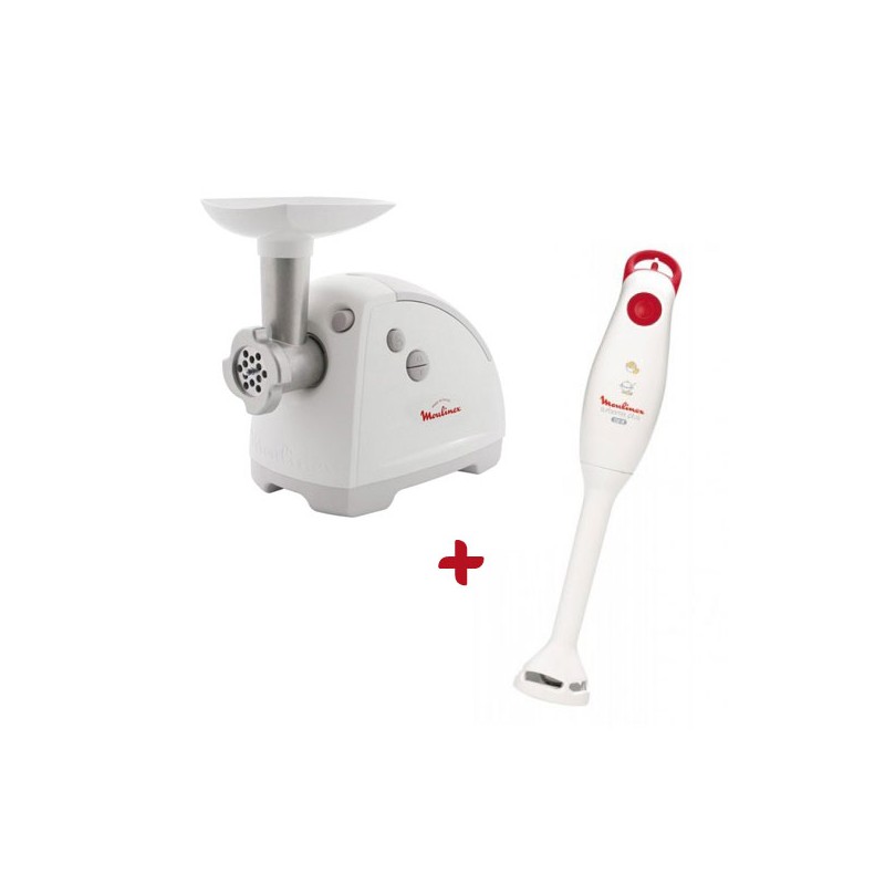 Moulinex Hachoir HV8 + Mixeur Plongeant DD100141 1
