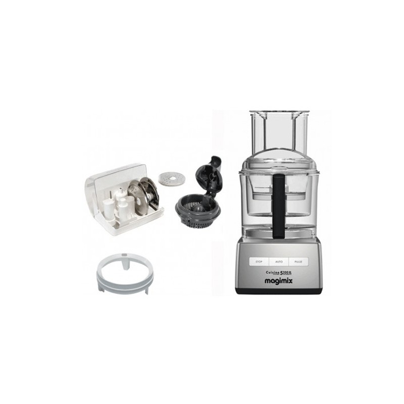 MAGIMIX Robot Multifonction CS5200XL Chrome au meilleur prix en