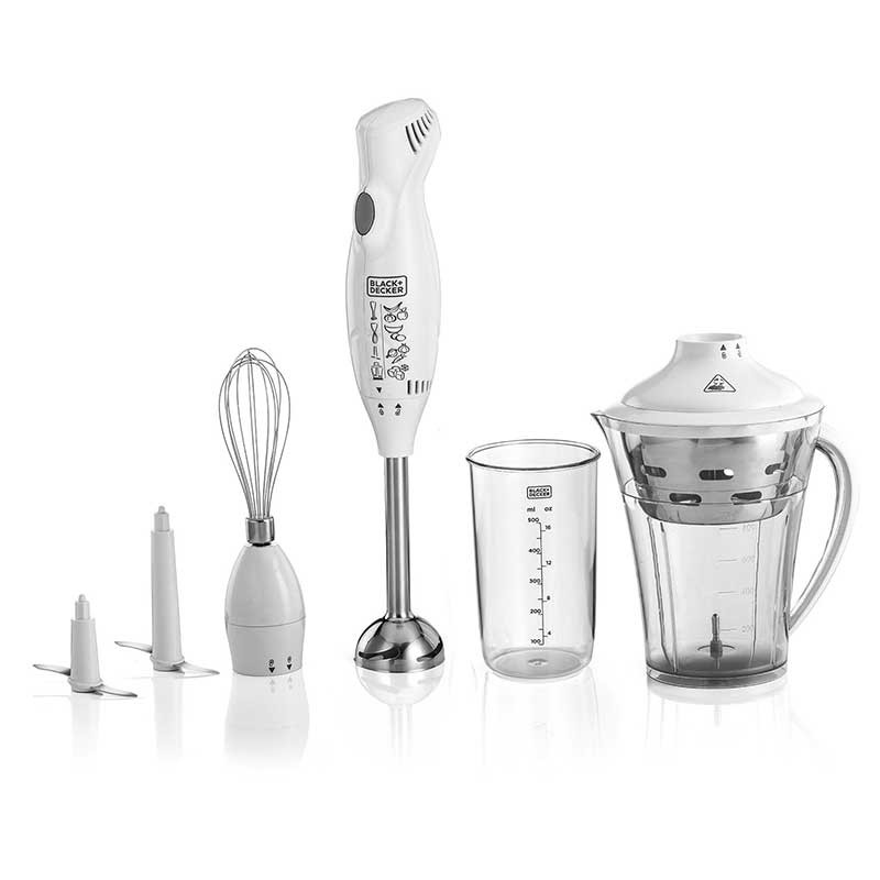 BLACK DECKER Mixeur Plongeant 3en1 SB3240 500W 1