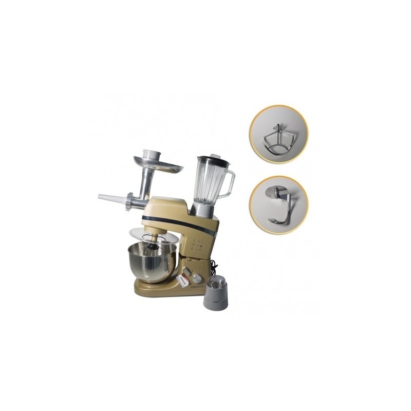 FLORENCE Robot Pétrin Multifonction TORNADO 4 En 1 - 800 W 2