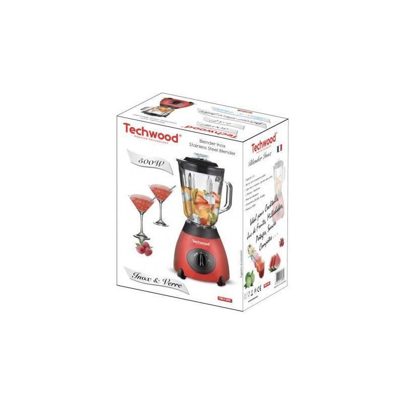 Techwood BLENDER TBLI-385 ROUGE 3