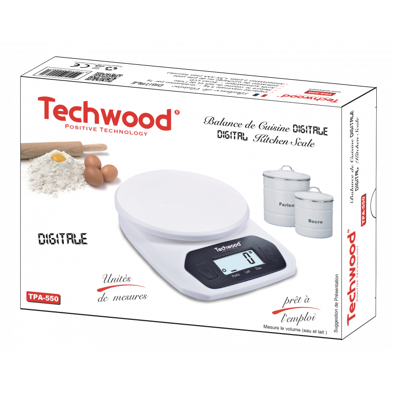 Techwood BALANCE DE CUISINE DIGITALE TPA-550 2