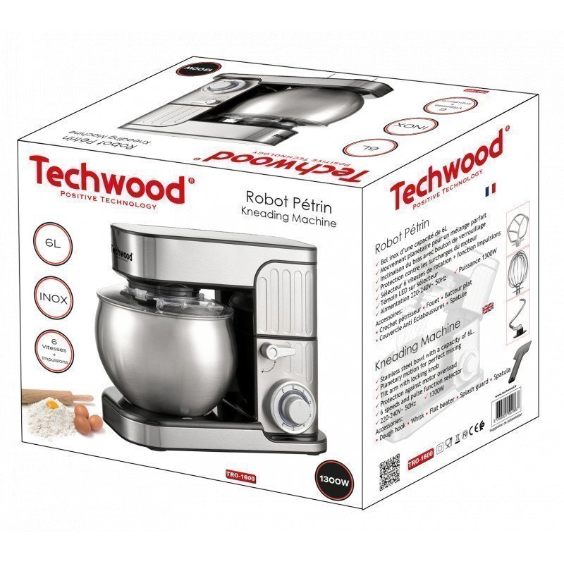 Techwood ROBOT PéTRIN TRO-1600 INOX 3