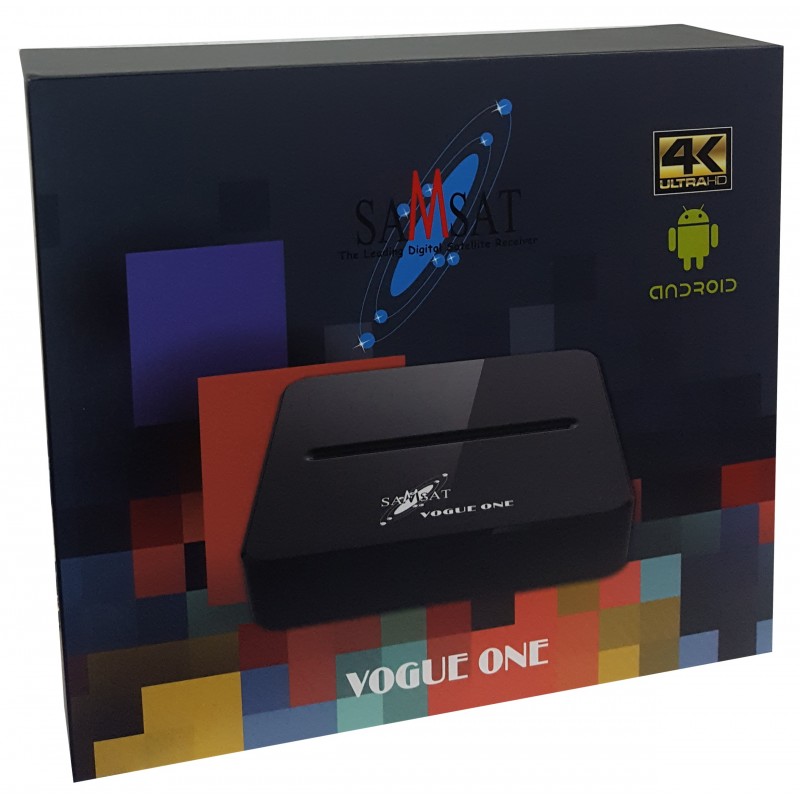 SAMSAT RéCEPTEUR BOX ANDROID VOGUE ONE 4K 1