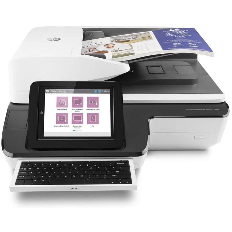 HP SCANNER à PLAT SCANJET ENTERPRISE FLOW N9120 FN2 A3/A4 1