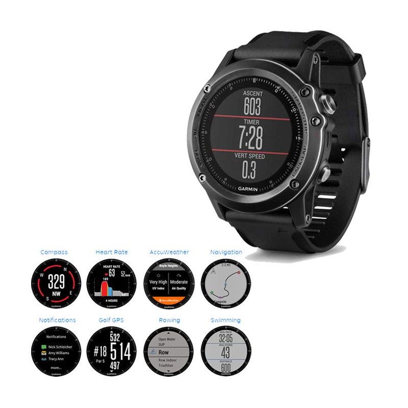 GARMIN fenix 3 Sapphire HR 2