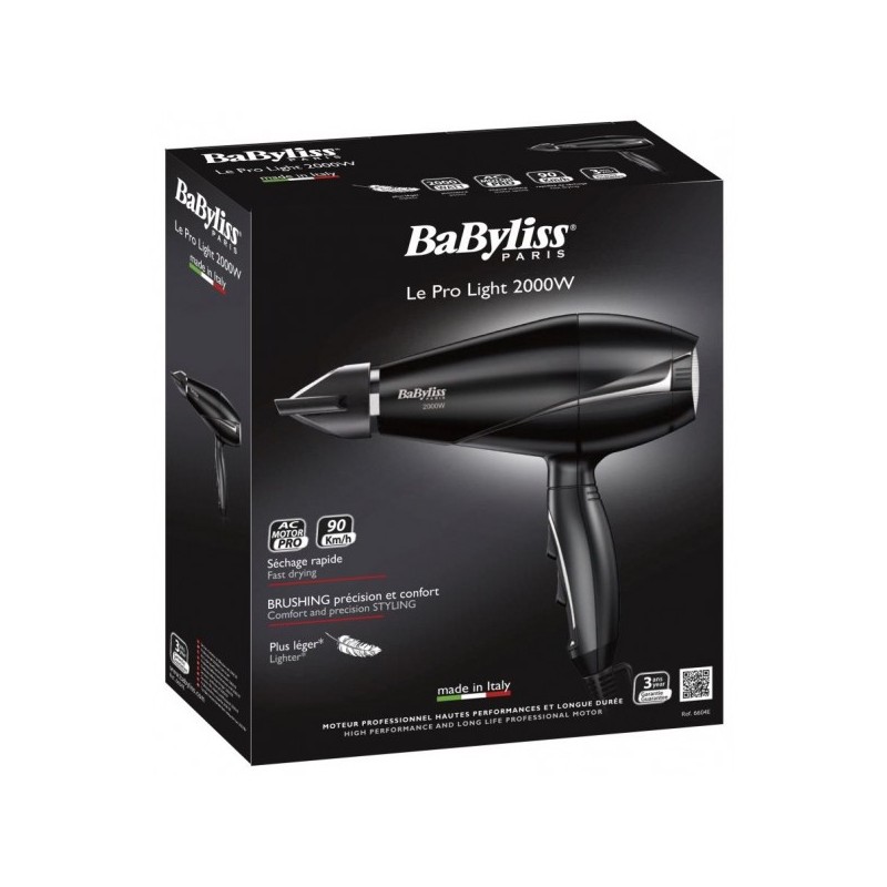 BABYLISS Sèche Cheveux Pro Light 6604E 2000W 2