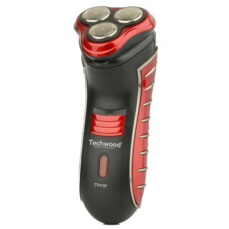 Techwood RASOIR RECHARGEABLE AVEC TONDEUSE NEZ TRZ-985 - ROUGE 1